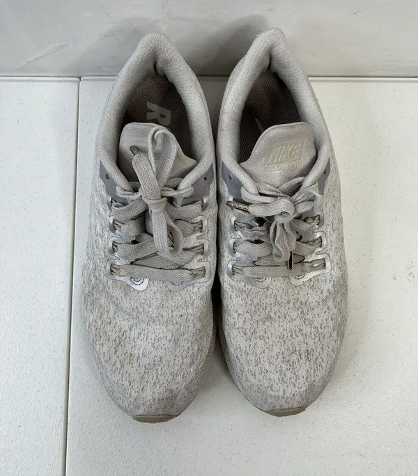 Nike Size 7.5 Air Zoom Pegasus 35 Premium Running Shoes Vast Grey AH8392-002 - Image 7