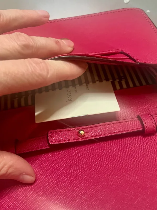 Kate Spade Cameron Pink Saffiano Leather Flap Crossbody Bag NWOT - Image 5