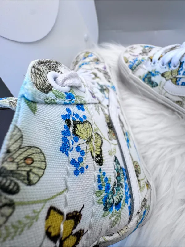 Vans Sk8-Hi Butterfly Floral High Top Sneakers Women’s 6.5 / Men’s 5 - Image 9