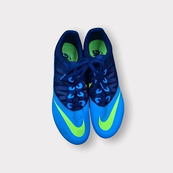 Nike Blue Racing Cleats Women Sneakers Size 9 - Image 4