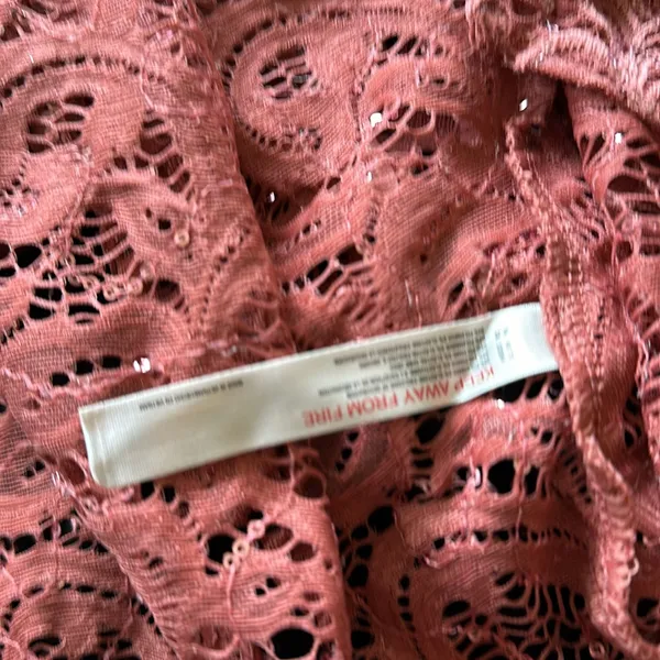 NWOT Free People NWOT Best Idea sequin cami in rose - Image 6
