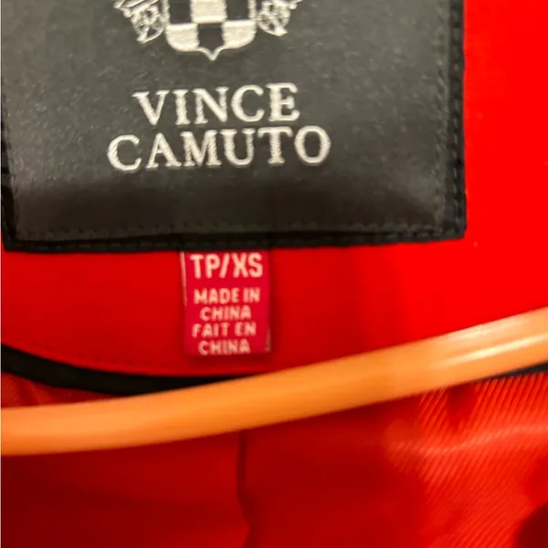 Vince Camuto Size XS red long peacoat jacket - Image 6