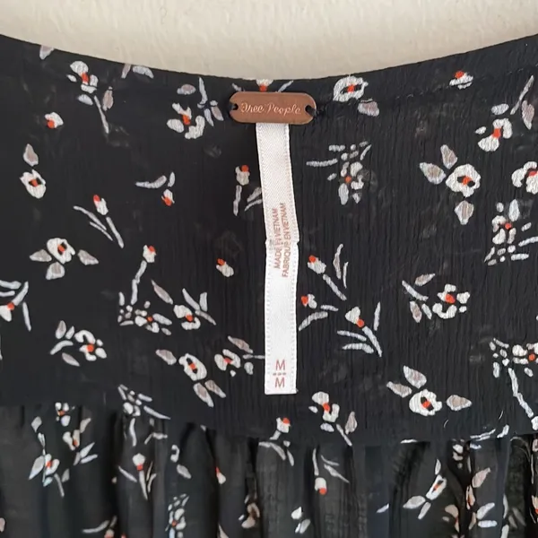 FREE PEOPLE Printed Lolita Top In Black Combo - Image 6