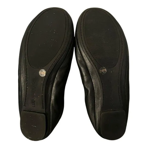 Lucky Brand Erin Black Leather Ballet Flats 7.5 - Image 7