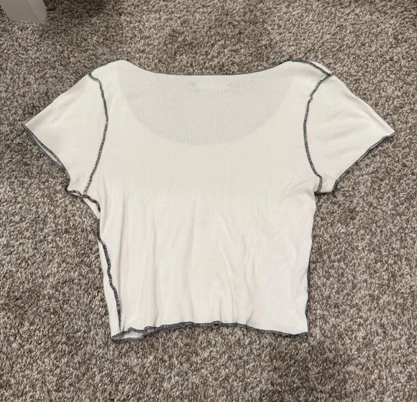 Brandy Melville Crop Ribbed Top - Image 2