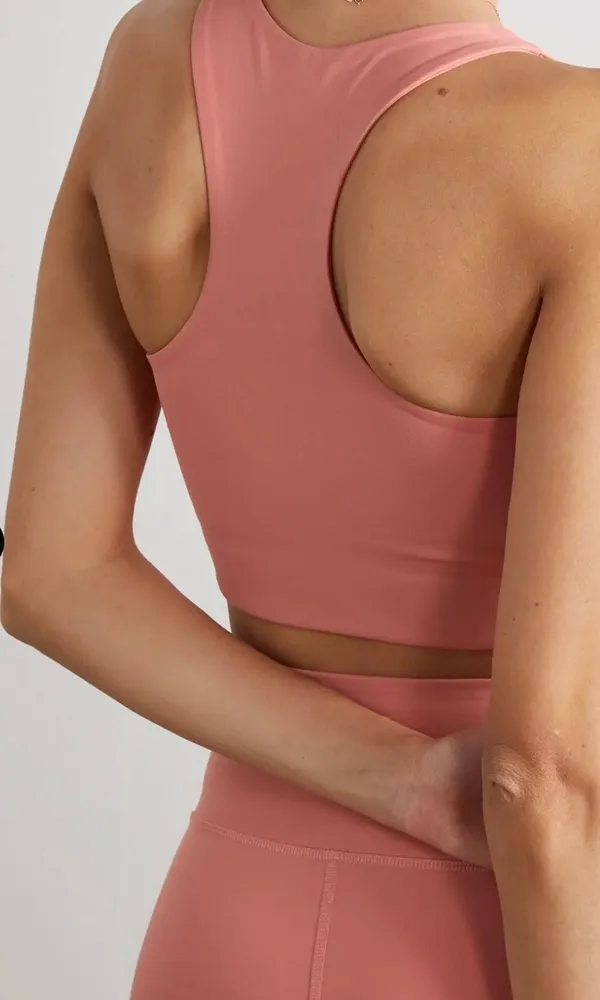 Girlfriend Collective Size XS Paloma Racerback Longline Sports Bra - Image 2