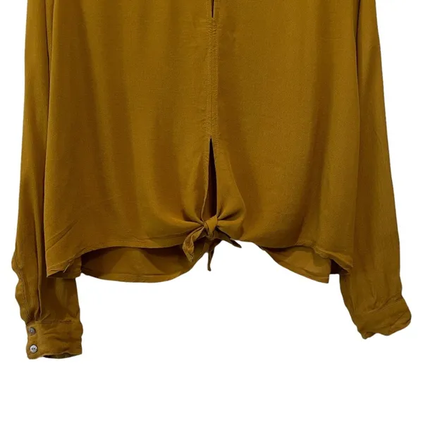 Olivaceous Tie Back Blouse Top - Image 8