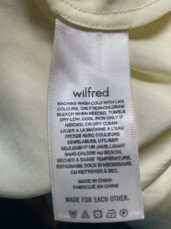 Aritzia Butter yellow lingerie inspired Slip Midi Dress Minimalist Luxury XL - Image 8