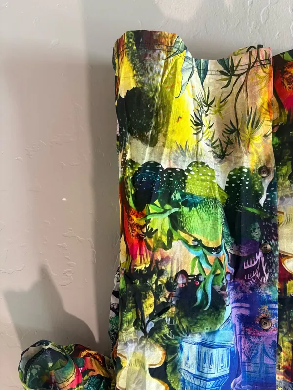 Island Haze Colorful Button Up Multiple Size M - Image 4