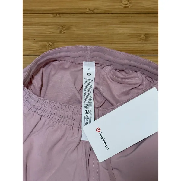 NEW Lululemon Pace Rival High-Rise Short 3 Size 2 Pink - Image 4