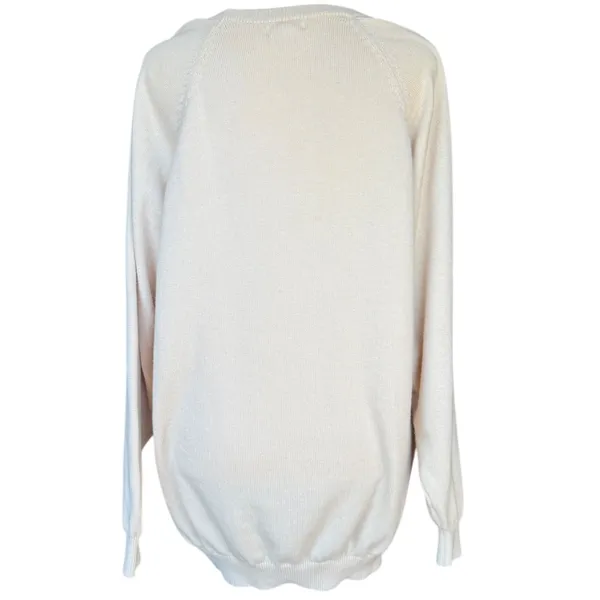 Urban Outfitters Cooperative Oversized Fox Love Cream Sweater Sz S‎ - Image 6