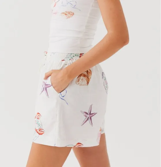 Peppermayo Sweet Relief Banchetto Linen Shorts - Image 3