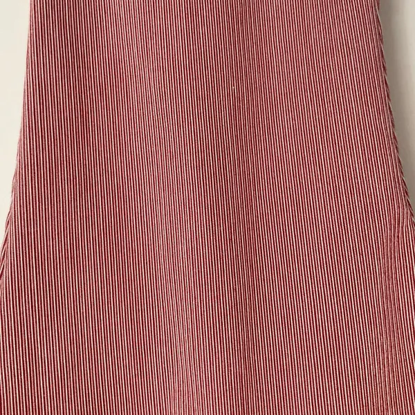 Old Navy Stretch Cropped Red & White Striped High-Waisted Pants Size 12 - Image 3