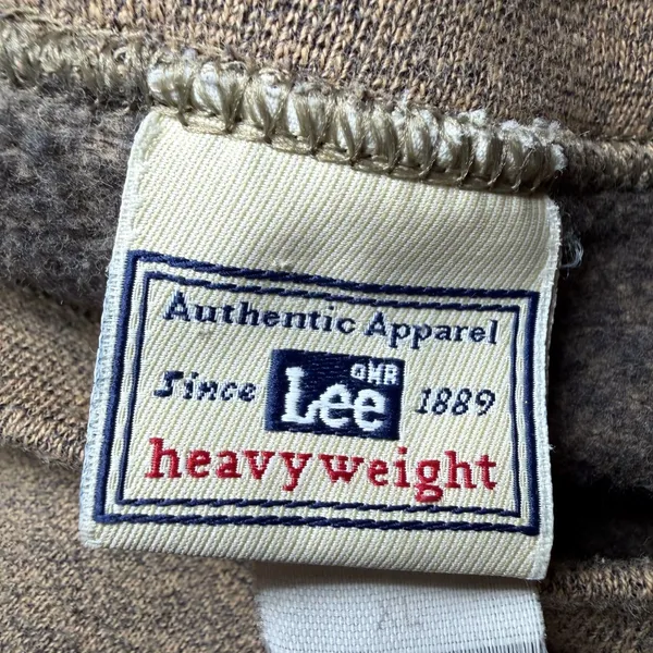 Vintage Lee Womens Size XL Heavyweight Christmas Snowman Sweatshirt Brown Winter - Image 4