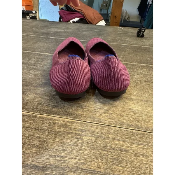 Rothy's Women's Size 8 The Flat Ballet Shoes Round Toe Color Purple - Image 5