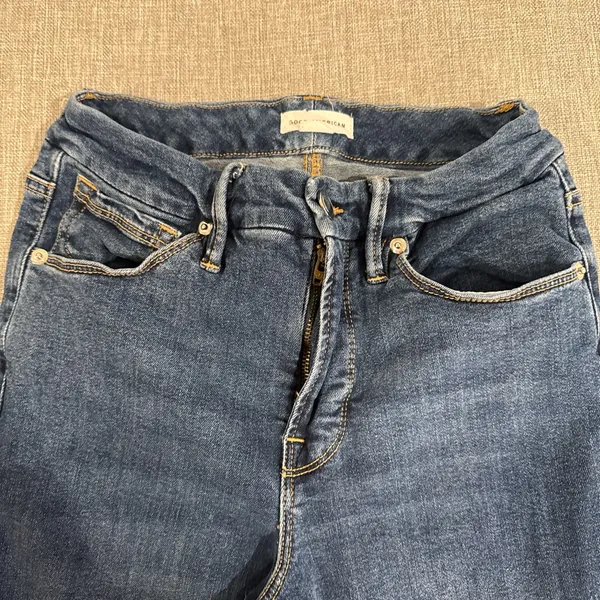 Good American Dark Blue Skinny Jeans - Image 3