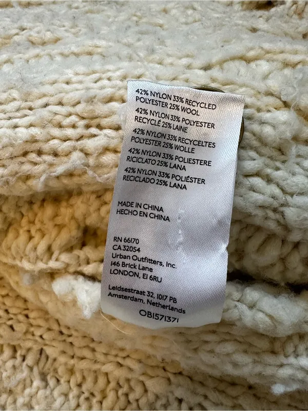 Pilcro Chunky Cable-Knit Cardigan Sweater Fisherman Preppy Coastal Grandmacore - Image 5