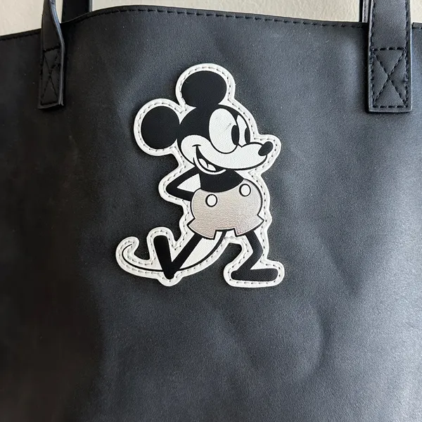 Disney Store Mickey Mouse Greyscale Tote Bag, Women’s Disney Collection Tote - Image 7