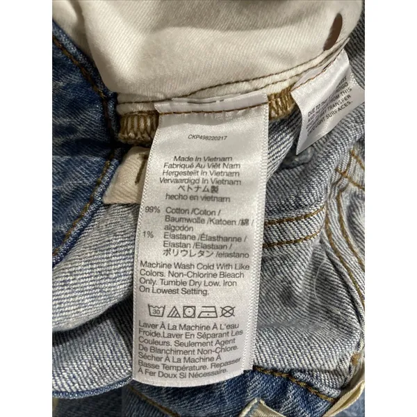 Madewell Perfect Vintage Wide Leg Crop Jeans Womens 26 (26x26) Medium Wash Denim - Image 7