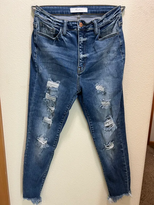 KanCan Kurvy High Rise Ankle Skinny Jeans - Image 4