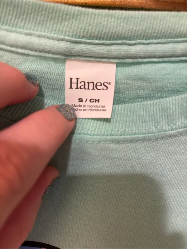 Hanes MSU Spartans Mint Green Long Sleeve Tee - Size S - Image 3
