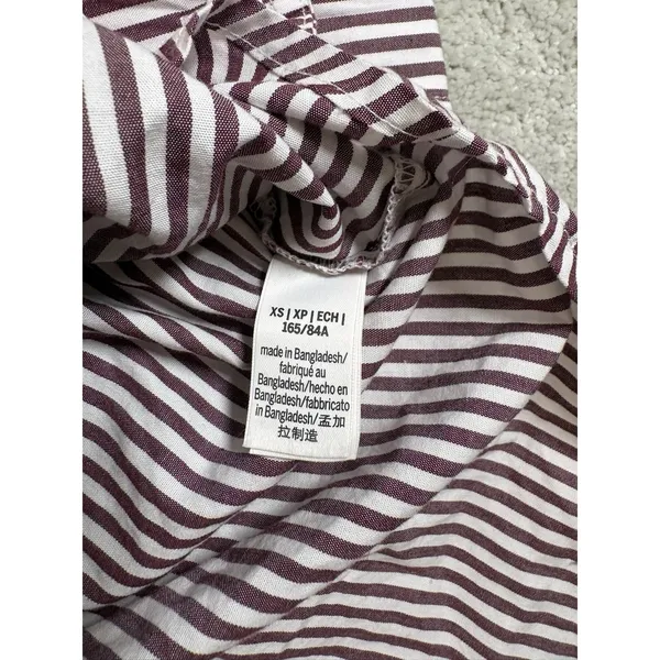 Women's Victoria Secret PINK striped Button Up Shirt NWT Xs‎ - Image 3