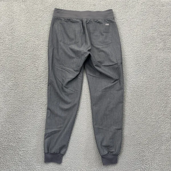 Figs Zamora Jogger Scrub Pants Mid Rise Gray Women's Small x 28 - Image 6