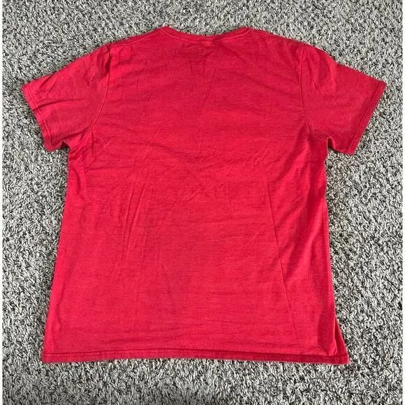 Ohio clothing Women's Red‎ short sleeve Ohio with animal prints shirt size large - Image 4