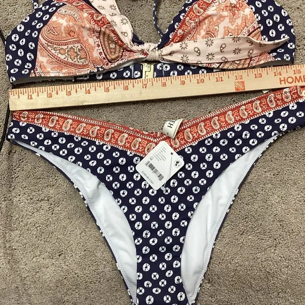 New. Free People for BOTEH bikini set. L-top/M-bottom. Retails $217 - Image 4
