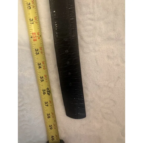 Genuine Italian Leather Belt Size M - Image 5