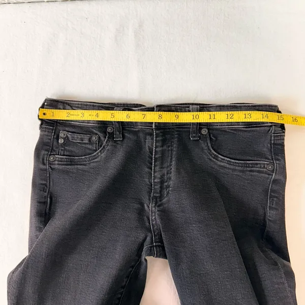 AG Adriano Goldschmied Women's Jeans Size 31 Black Denim Stretch skinny Pants - Image 11