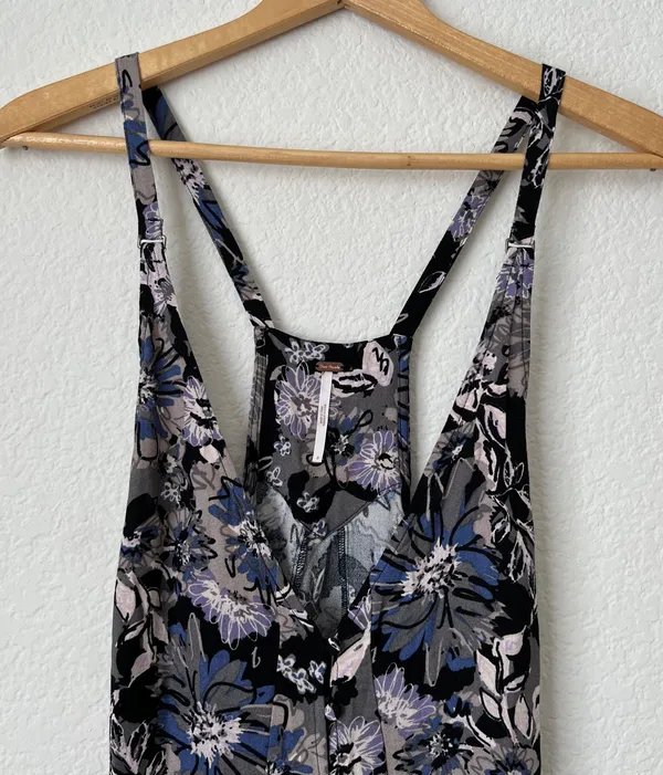 Free People Purple Floral Dress - Image 3