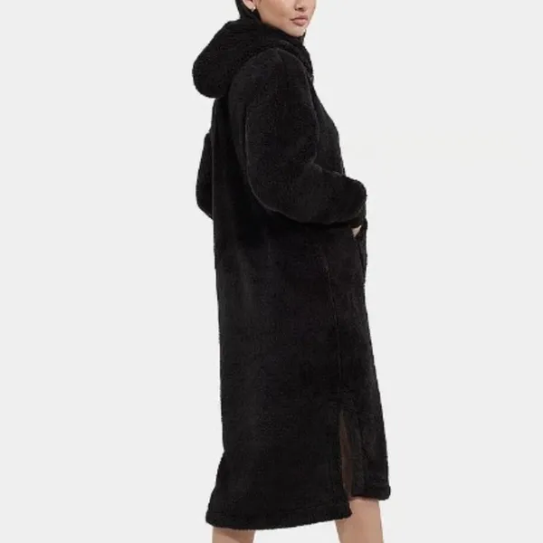 UGG Winola Full Body Hoodie in Black Women’s Size Medium Large - Image 3