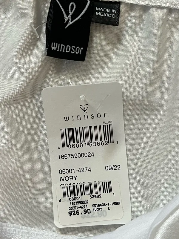 Windsor Sweet Amour Satin Pleat Crop Top Large NWT - Image 4