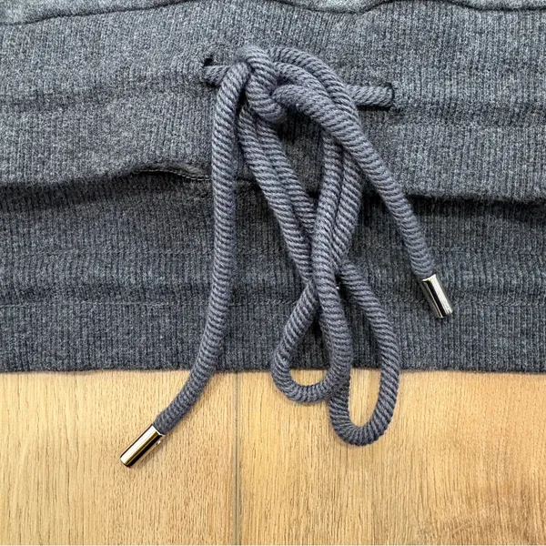 🌟NAP🌟 MOCK NECK SWEATSHIRT DRAWSTRING HEM GRAY SZ S - Image 5