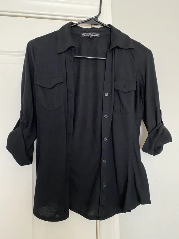 Almost Famous Button-Up Flannel - Image 2