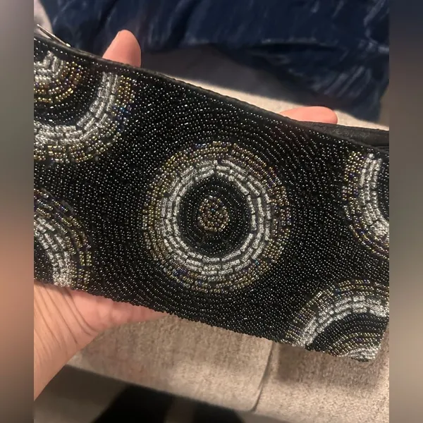 Small beaded clutch Black - Image 5