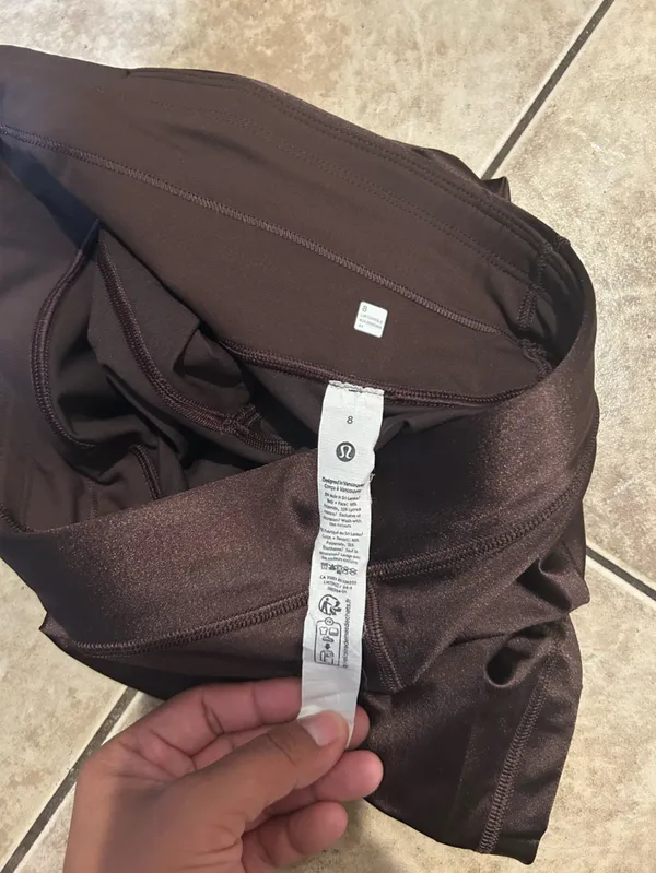 lululemon athletica Brown Athletic Bike Shorts - Image 4