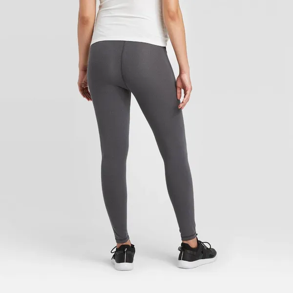 NWT Isabel Maternity By Ingrid & Isabel Active Maternity Leggings Gray XS - Image 2