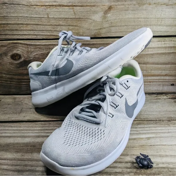 Nike Womens Free Rn 2017 880840-010 Gray Running Shoes Sneakers Size 9.5 - Image 6