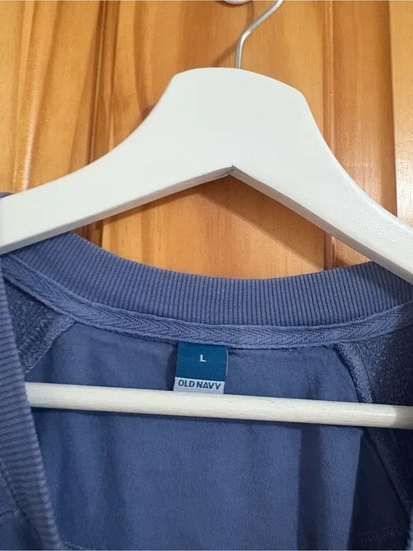 Old navy Size Large Light Purple Crewneck Loungewear Sweatshirt - Image 4
