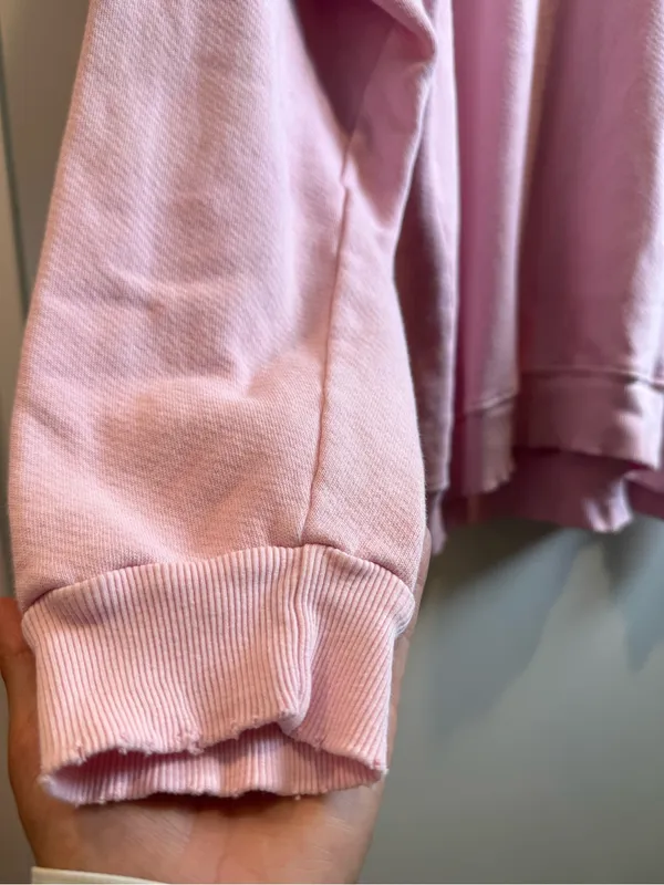 I.S.M.B.S‎ Pink 'love' Embroidered Crewneck Sweatshirt Size L - Image 4