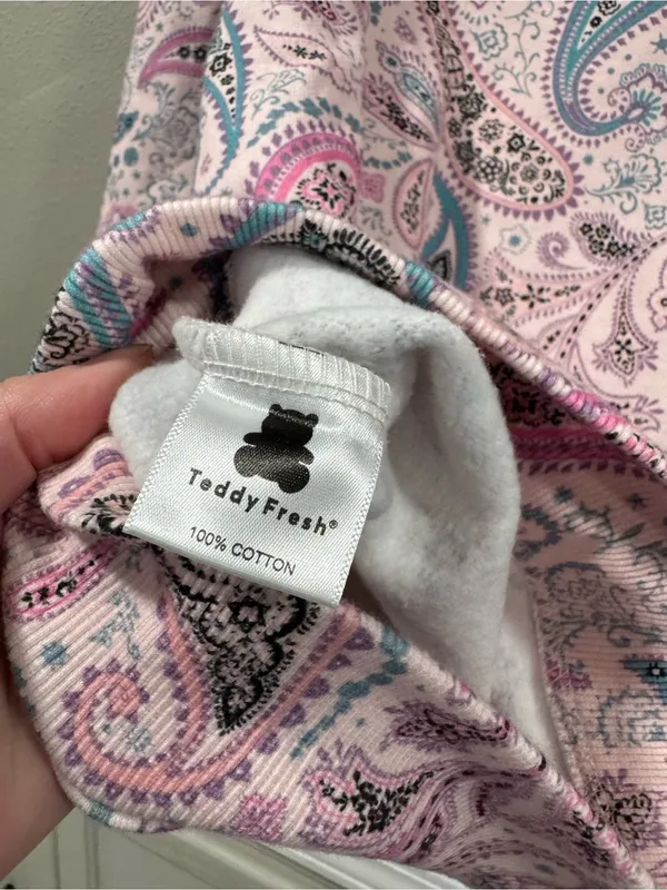 NWT Teddy Fresh Paisley Oversized Hoodie - Image 6