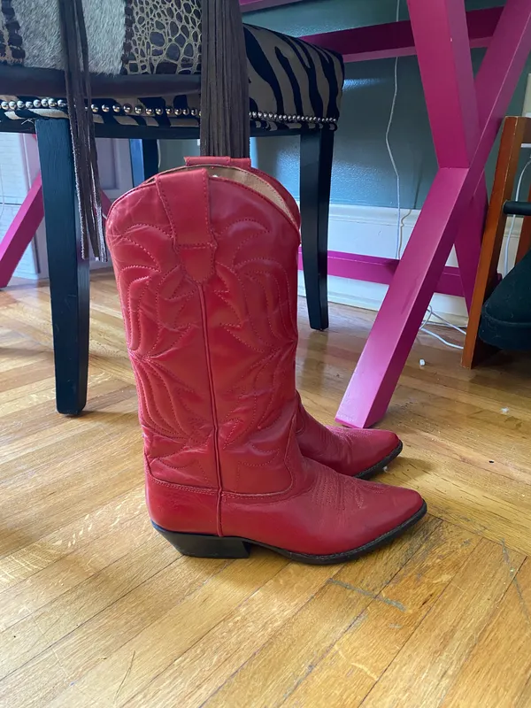 Red Cowgirl Boots - Image 5