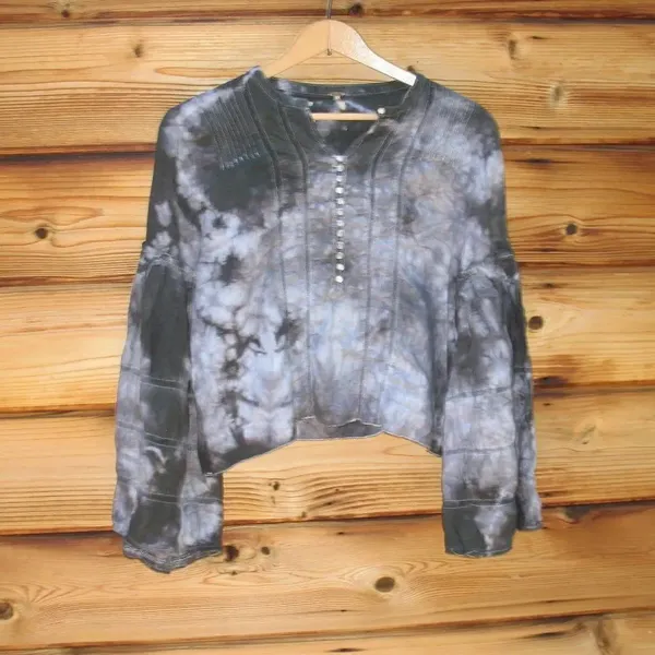 NWOT Free People Cropped Top Blouse - Image 2