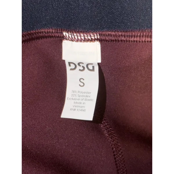 DSG Womens 3" Core Compression Shorts Burgundy Navy Blue DAW15604N Size S NEW - Image 4
