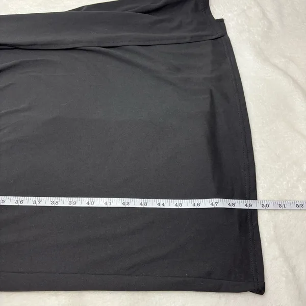 Cupshe Black Ruched Side Midi Tee Dress Size XL‎ - Image 11