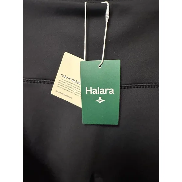 NWT Halara Womans Softly Zero Plush Thermal 7/8 Leggings Black Size Medium - Image 3