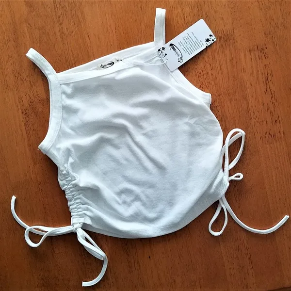 White Tank Top Size Medium NWT - Image 7