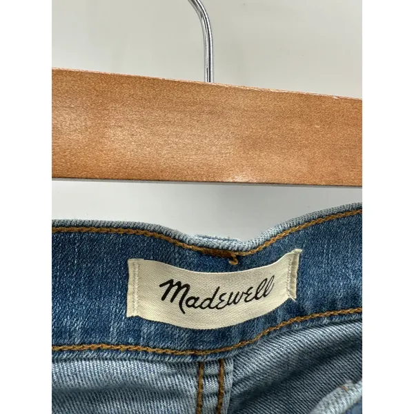 Madewell The Perfect Vintage Jean Women 26 Blue Medium Wash Raw Hem CKP461199646 - Image 5